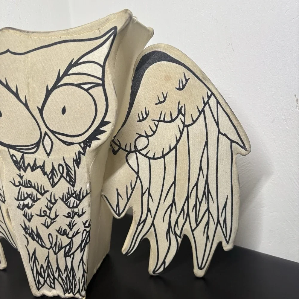 Vintage TRENDMASTERS RARE‎ Owl Hanging Lantern Pink Light 1980s Scary